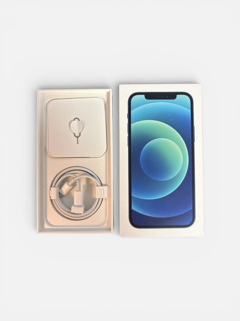 Apple iPhone 12 本体 青　SIMフリー　128G ケース有