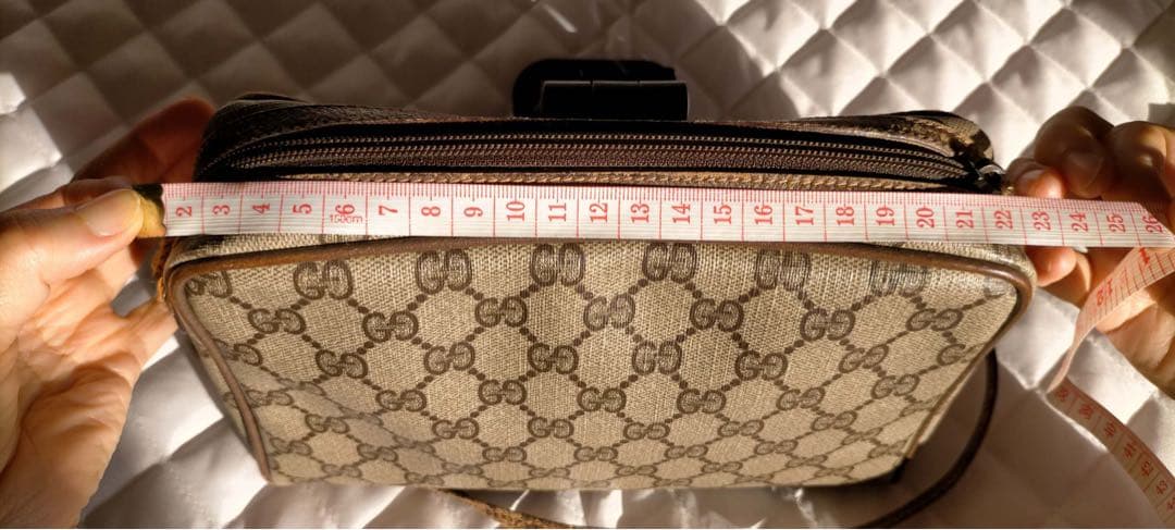 GUCCI GGパターン ショルダーバッグ ベージュ