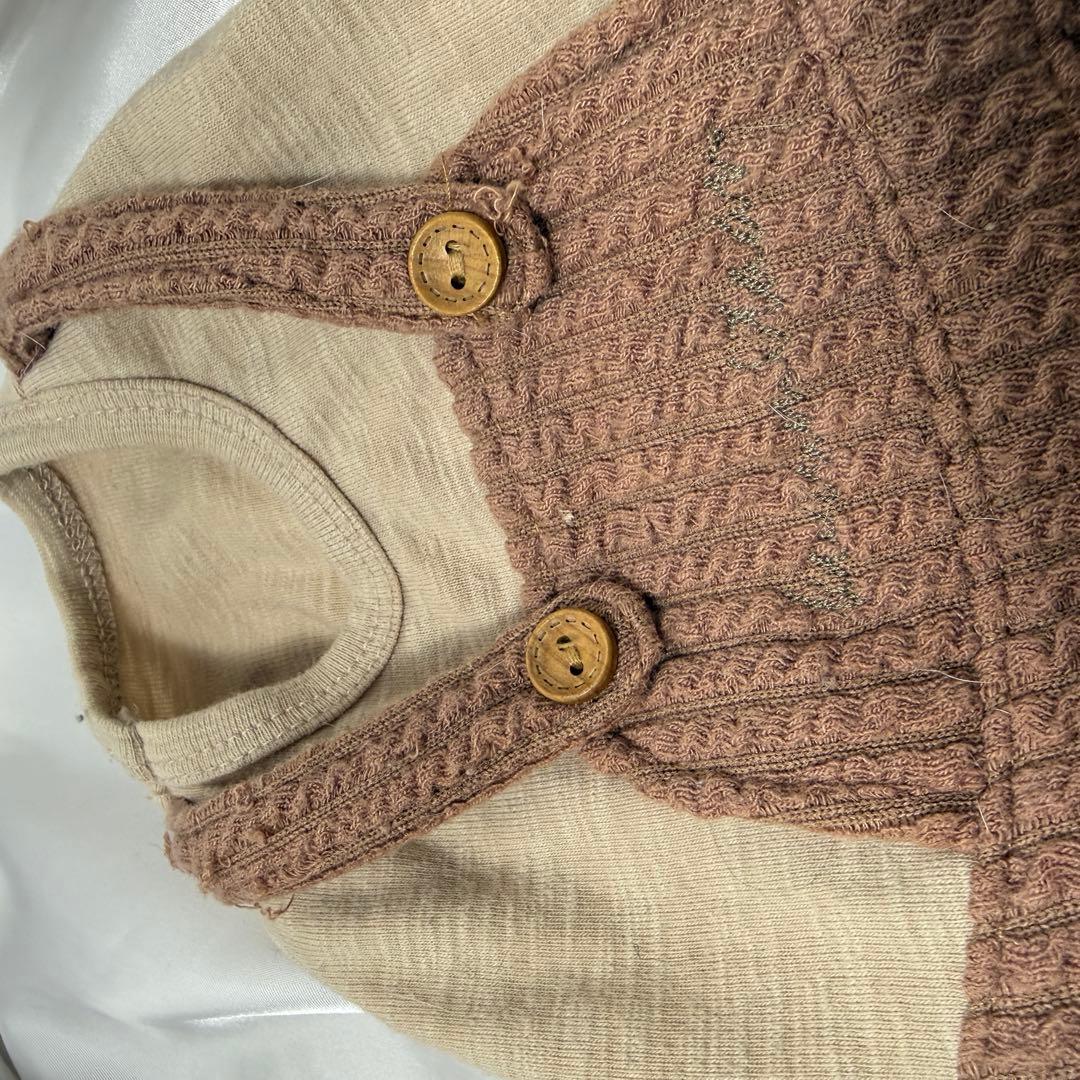 FADIGATO 犬服 ベージュとブラウン　SSサイズ