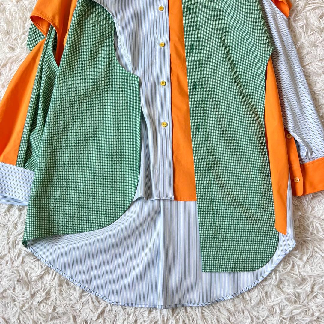 ENFOLD エンフォルド サッカーギンガム ホールSHIRT