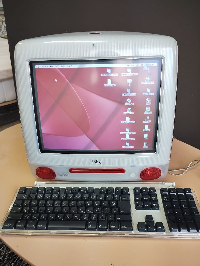 【初期iMac】 iMac DV G3 ルビー スケルトン　通電OK