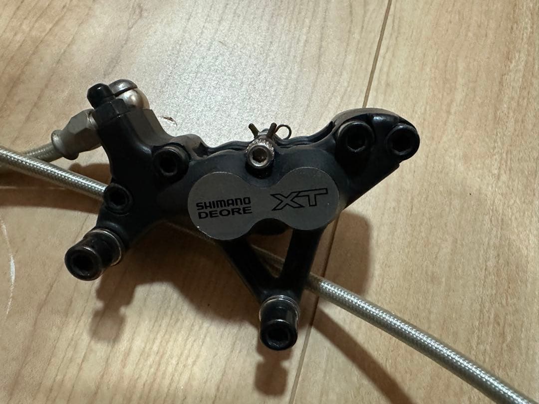 SHIMANO DEORE XT M755 対向4ポッド　ディスクブレーキセット