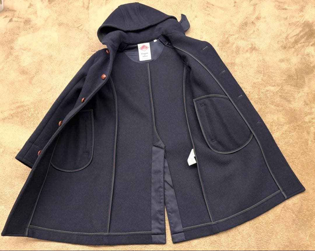 新品同様⭐︎DANTON ウールモッサ フードコート ネイビー 36