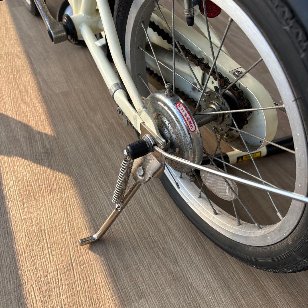 無印良品　キッズ自転車　16インチ　アイボリー