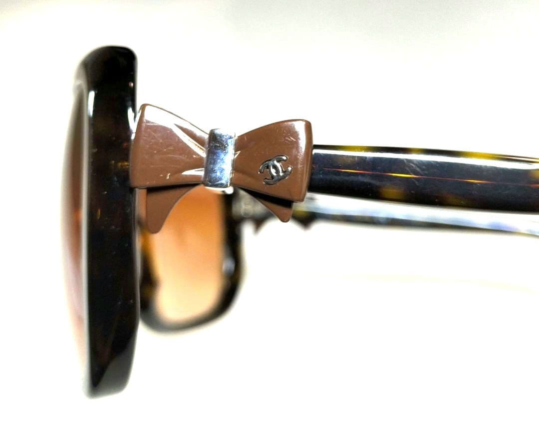 良品 CHANEL シャネル 5171 サングラス サイドリボン レディース