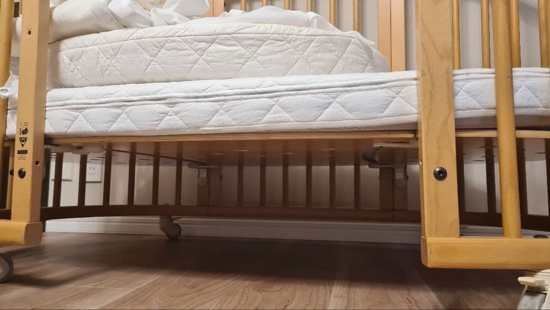 【値下げ】Stokkeストッケ　ベビーベッド(新生児＋キッズ)マットレスも全て！