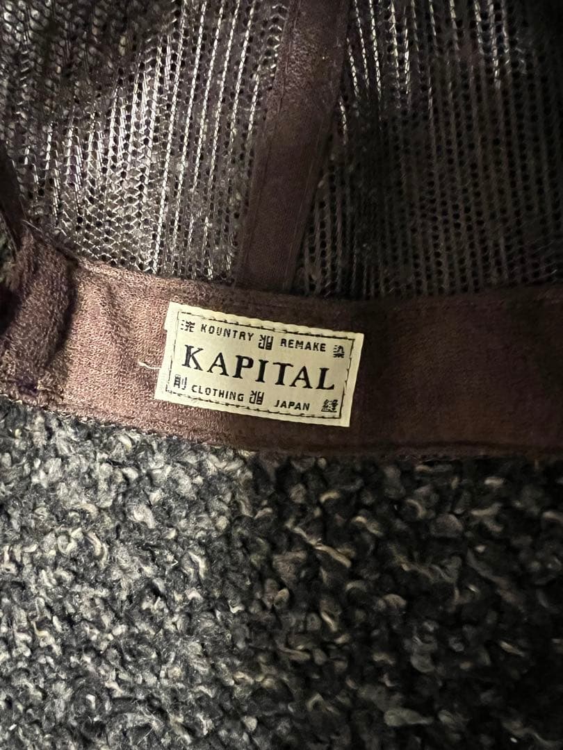 帽子 kapital Laundry Shrink Truck Cap