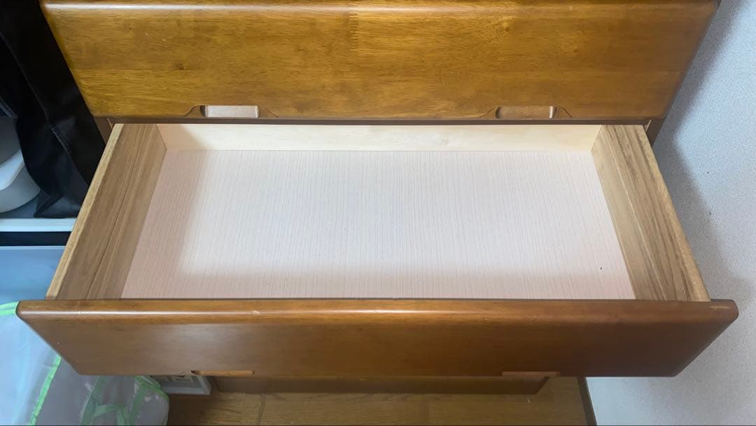 ダークブラウン木製チェスト 10個引き出し