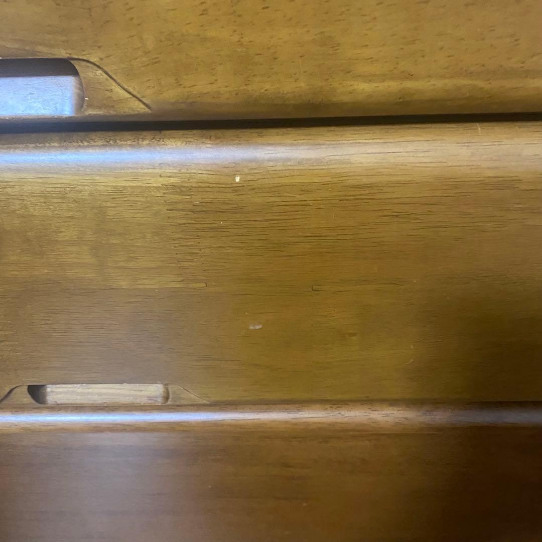 ダークブラウン木製チェスト 10個引き出し