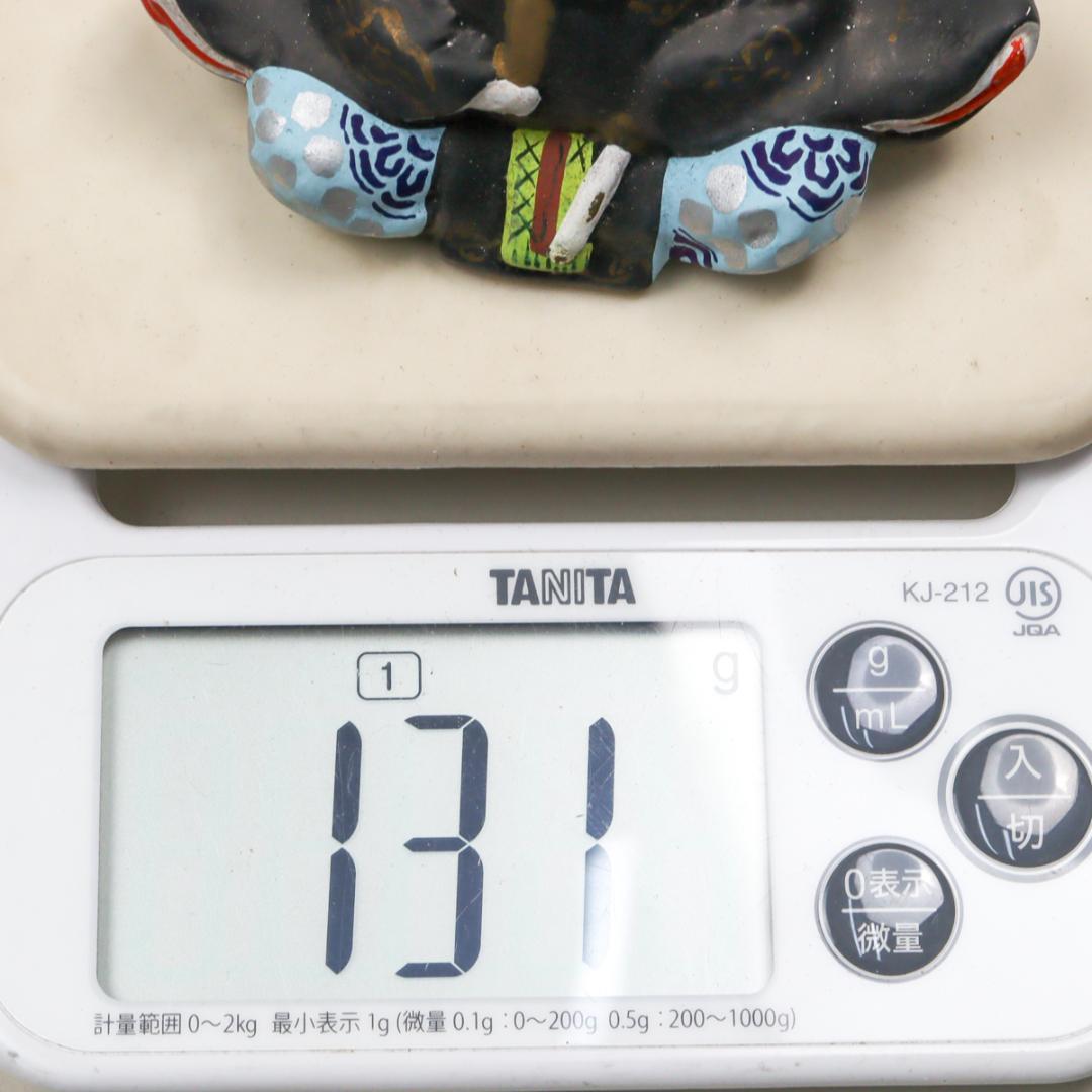 御所雛 陶製 置物 共箱