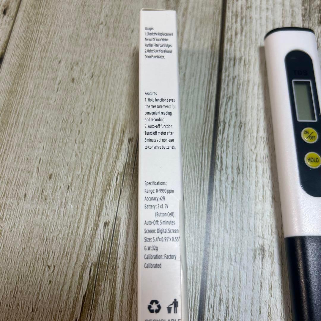 水質検査器 3in1 水テスター デジタルTDS メーター 水テストペン