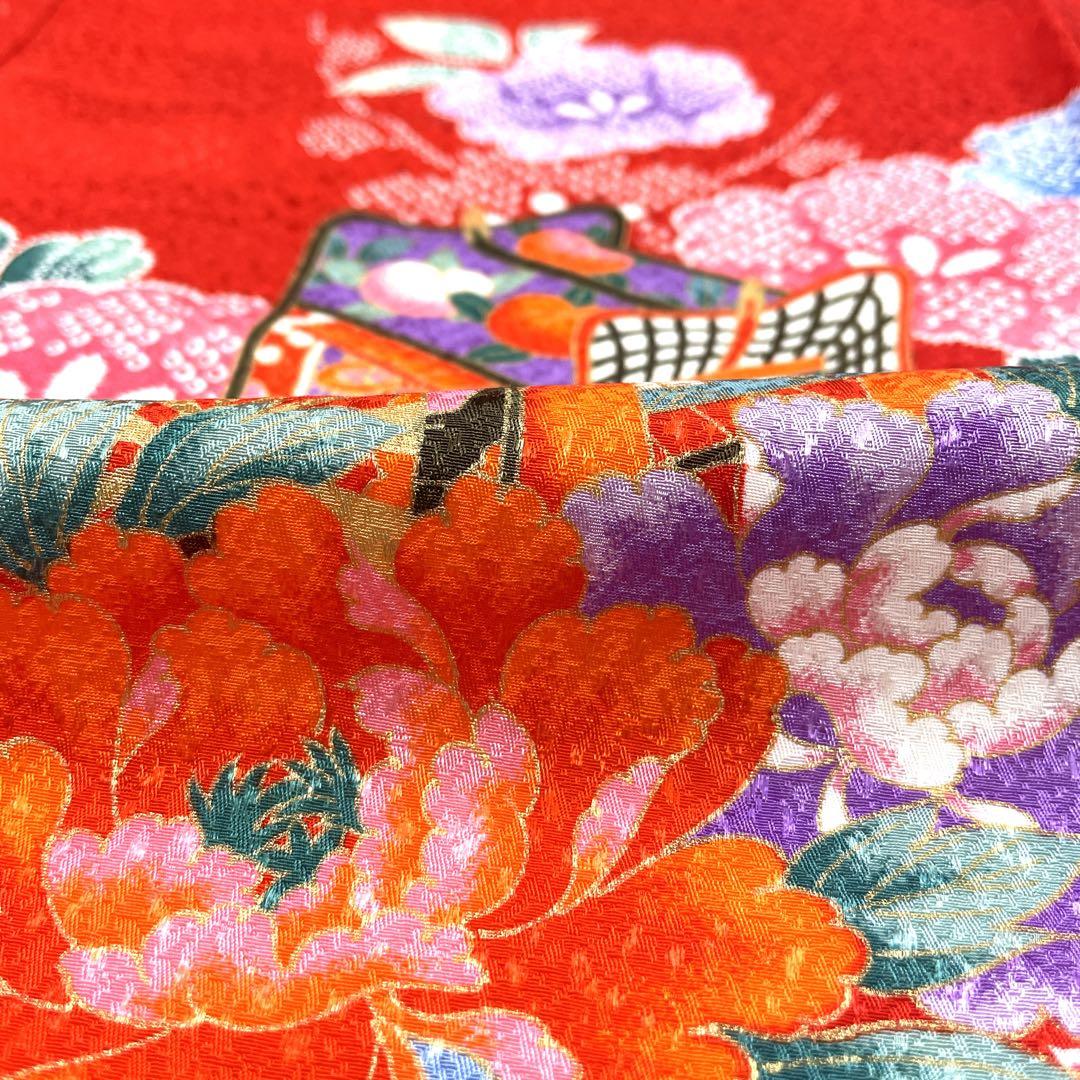 ◎mk-589　七五三　女の子　着物　7歳　　12-2