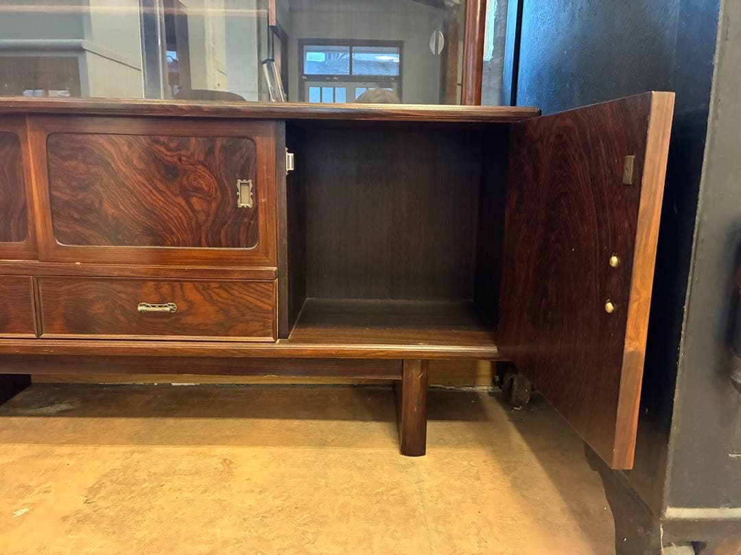 【引取限定】木製キャビネット　写真左　昭和レトロ