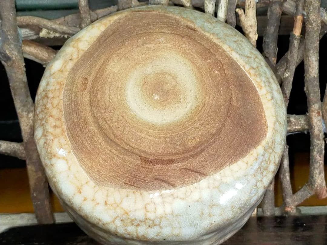 ♥志野♥　茶碗　♥よく使い込まれている　♥美濃焼　骨董　古玩