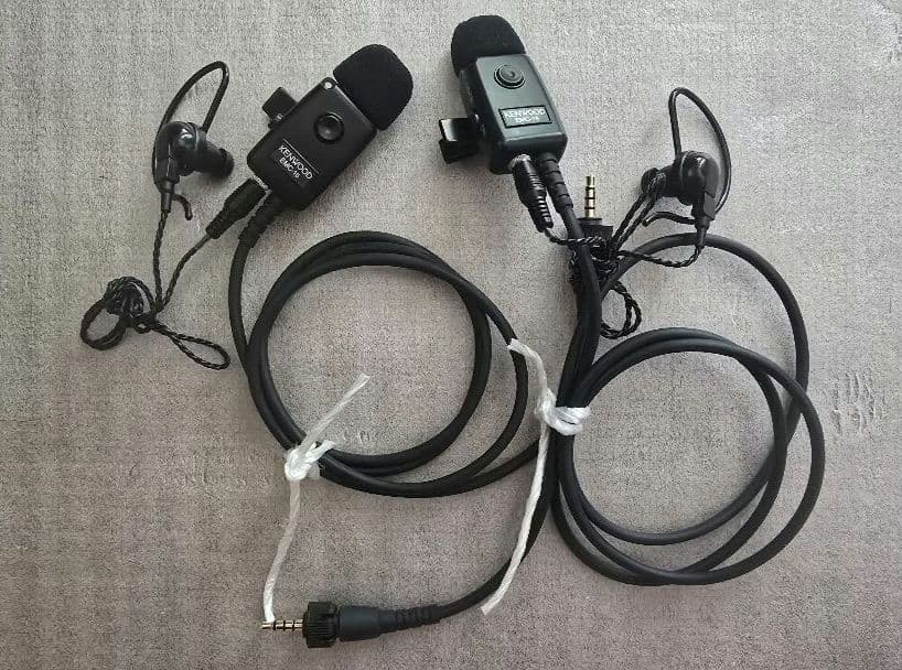 KENWOOD UBZ-M51SE 2台セット 純正インカム2個付き