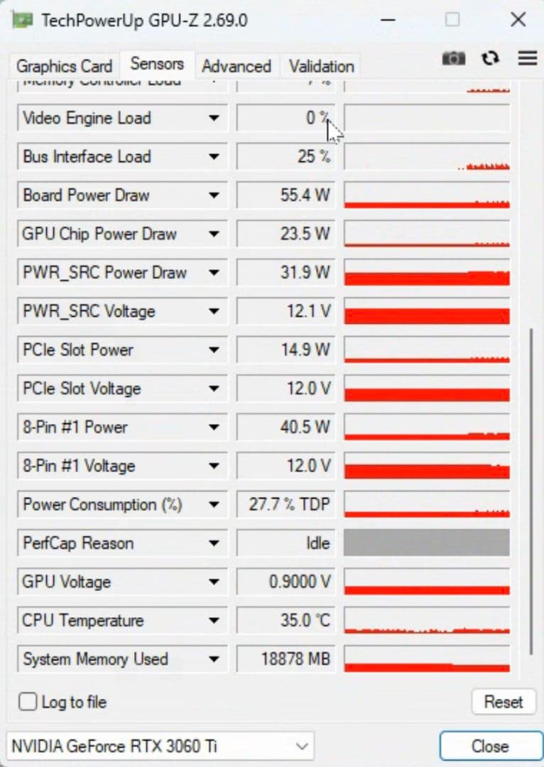 Palit RTX 3060 Ti Dual 8GB 3DMARK動作確認済み