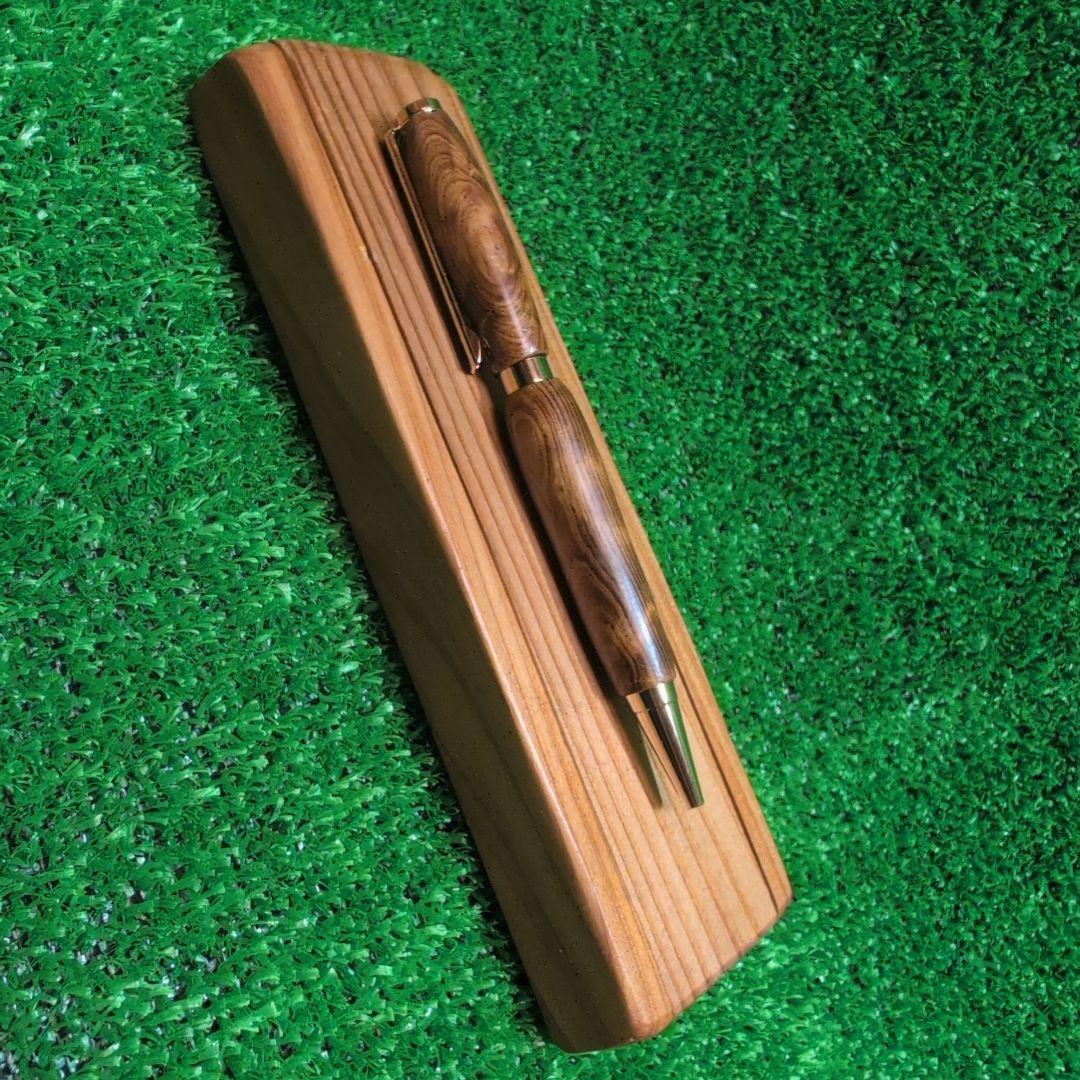 屋久杉ボールペンと専用ケース（屋久杉）