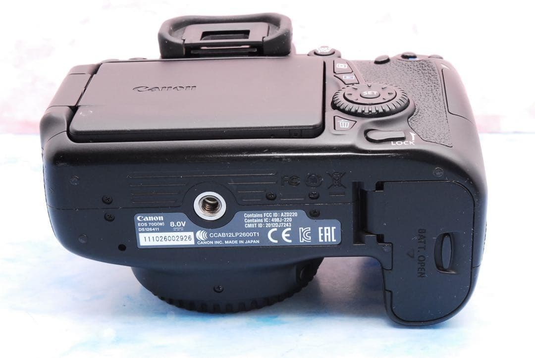 Canon EOS 70D☆手ぶれ補正☆スマホ転送OK☆美品☆一眼レフカメラ