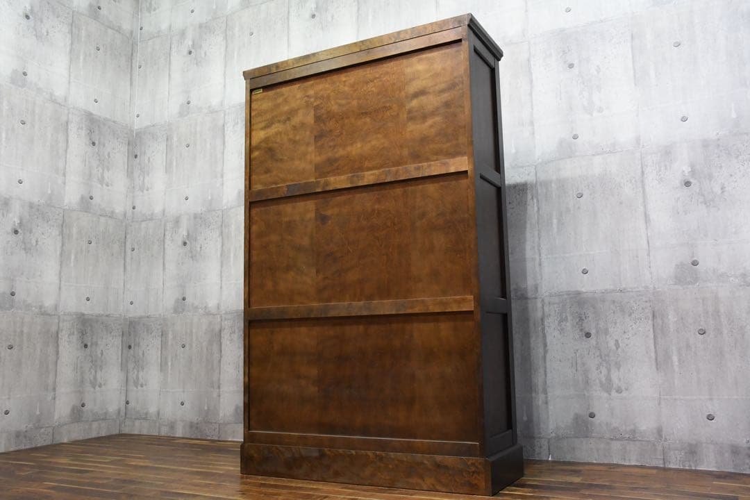 DDC21 北海道民芸家具 ブックキャビネット 本棚 書棚 カバ/樺 無垢材