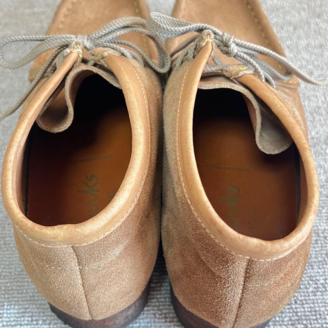 クラークス ワラビー Clarks ライトブラウン スエード UK7.5
