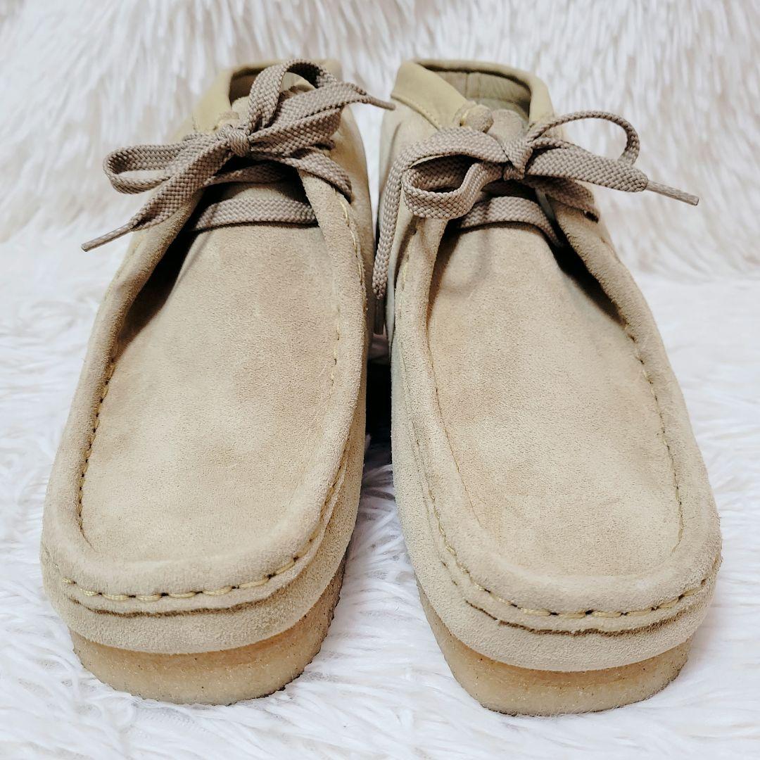 極美品✨クラークス ワラビー ブーツ 天然ゴム クレープソール スウェード