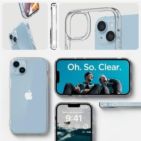 最終値下げ★Spigen iPhone14Plus ケース 全透明 (クリア