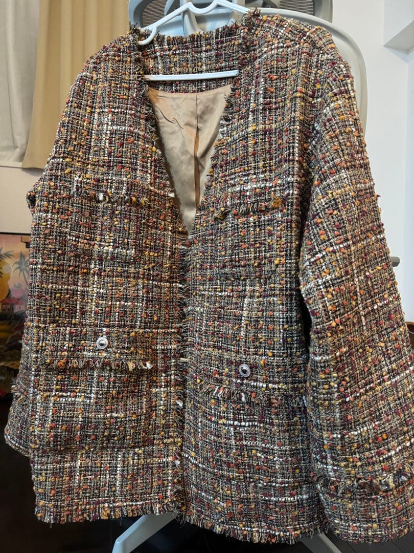 LOUNGEDRESS ミックスツイードジャケット