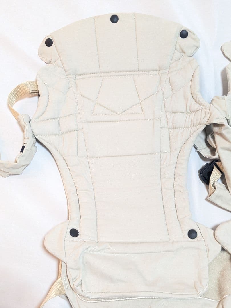 良品 napnap 双子用抱っこ紐 ベージュ ふたご抱っこひも