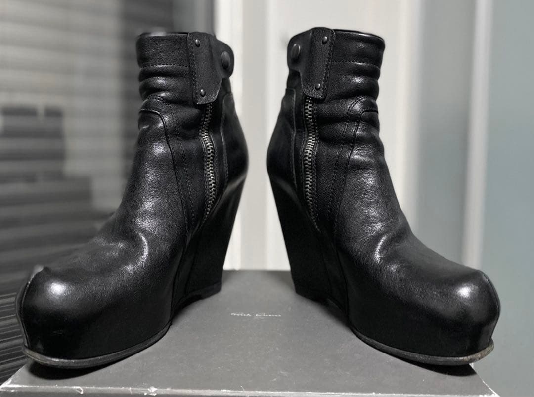 Rick Owens 廃盤 Wedge heel boots drkshdw