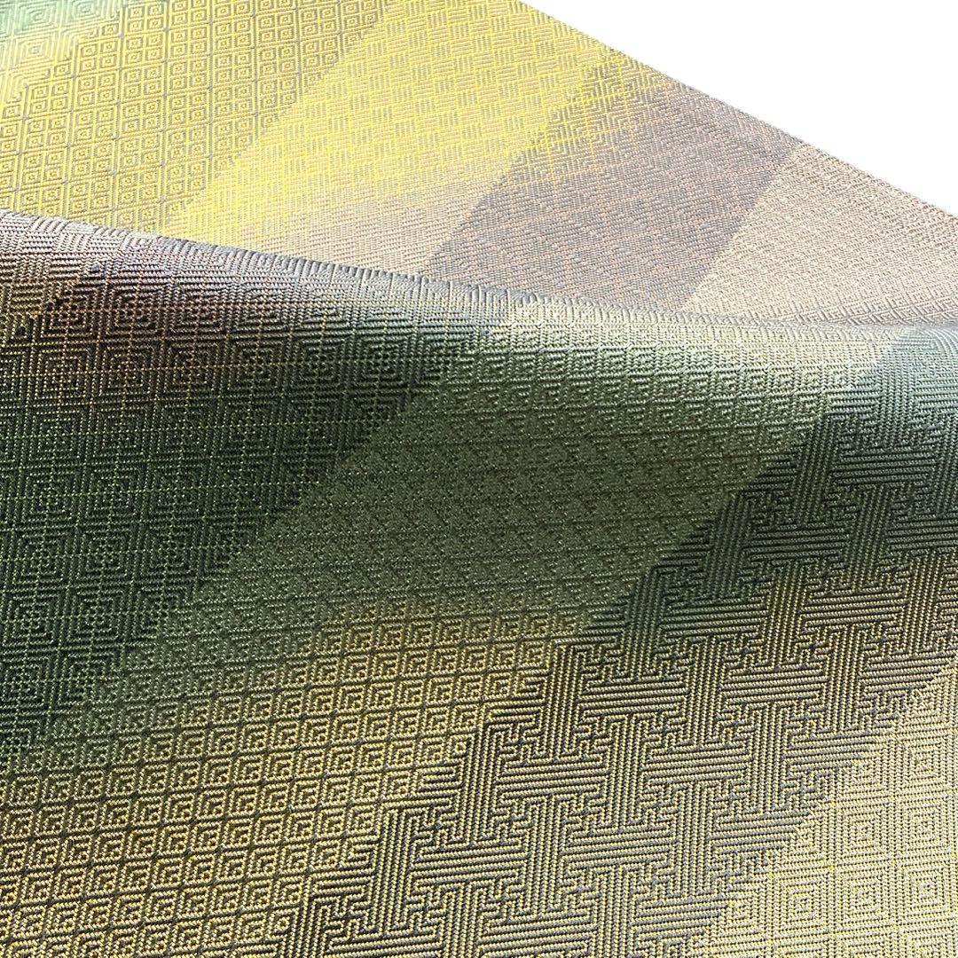 専用帯6101 ●伝統工芸士 酒井豊 本場筑前博多織 高級 正絹 両面全通 袋帯