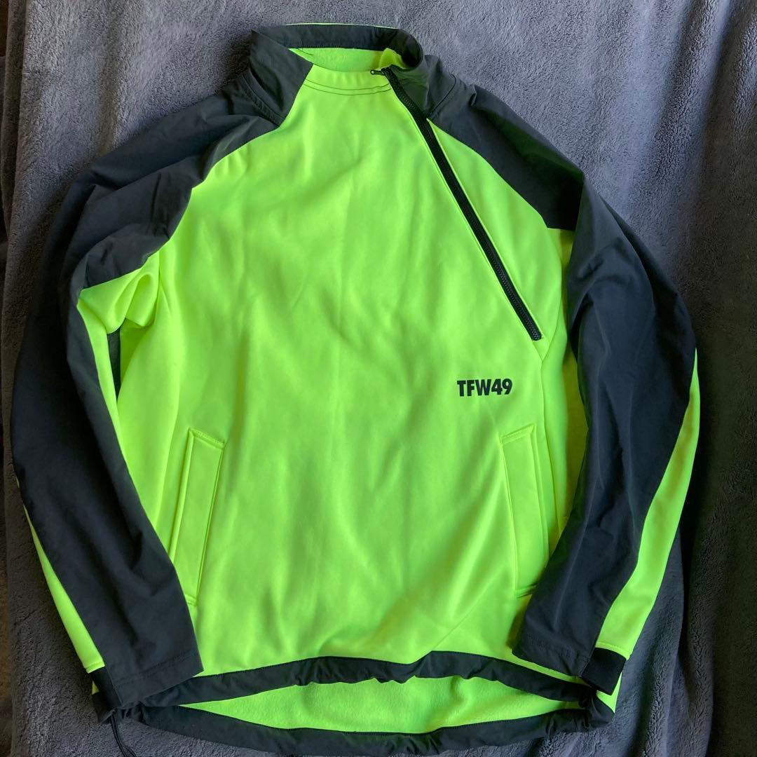 TFW49 プルオーバー　蛍光イエロー　ゴルフ　Lサイズ