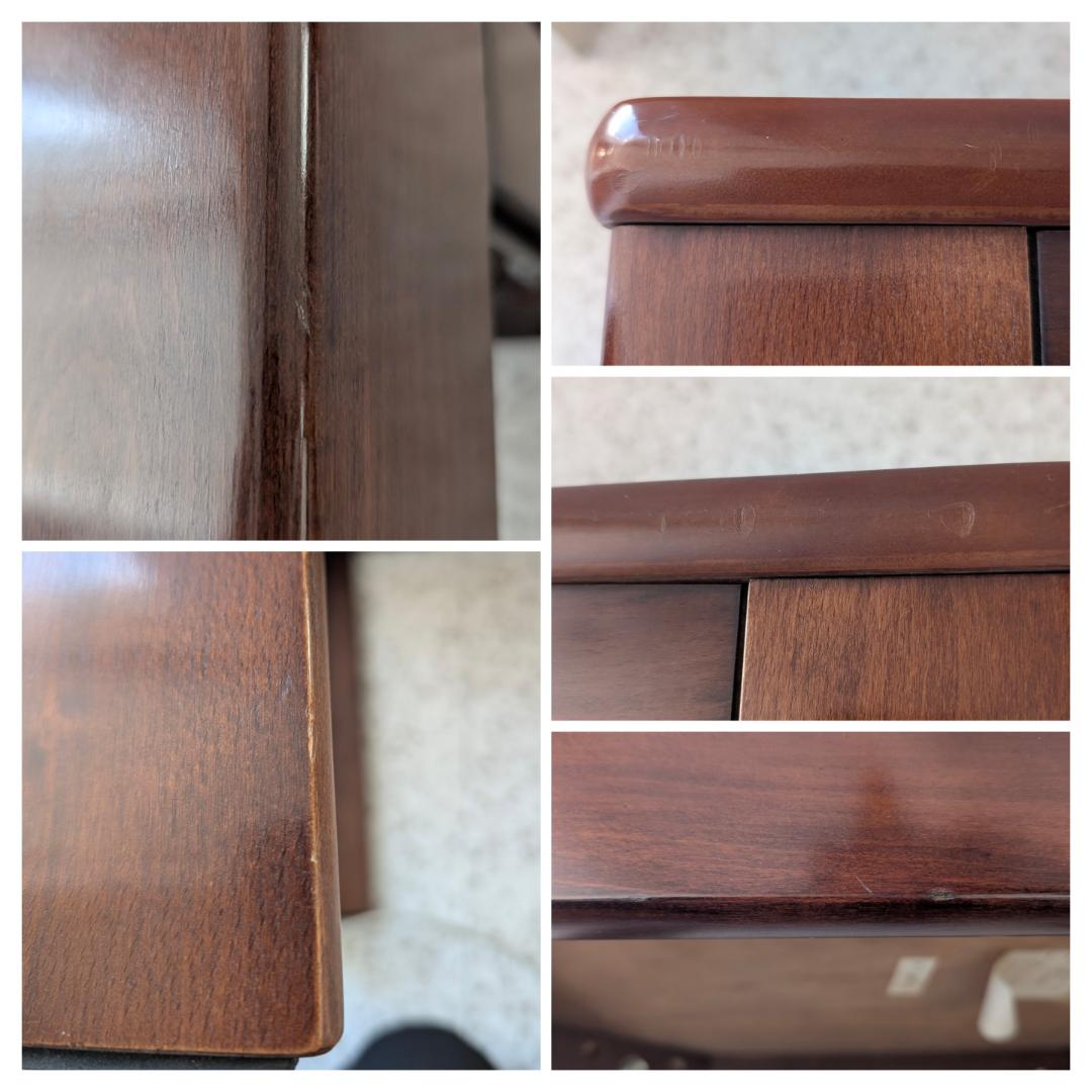 80s ビンテージ ウッド リビングテーブル ミッドセンチュリー 北欧 ブラウン