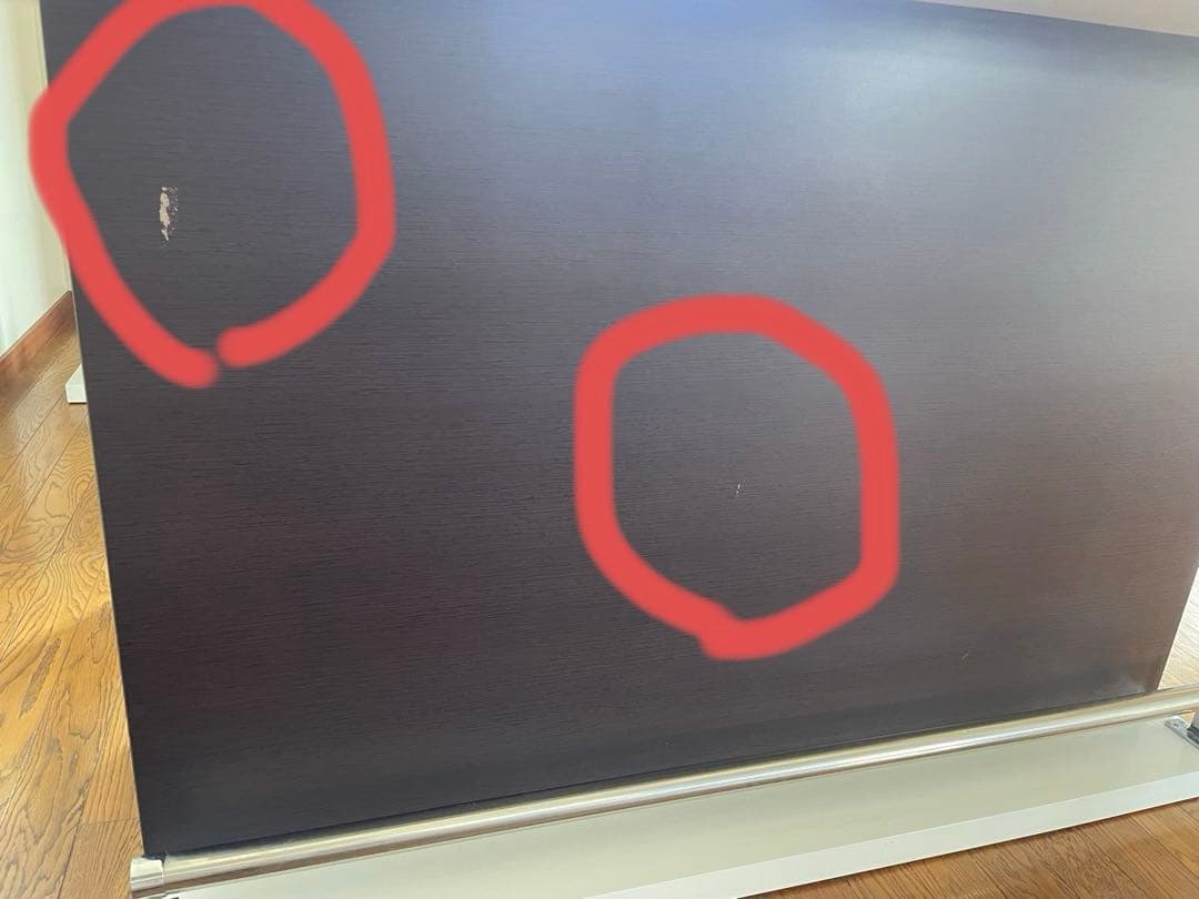 ニトリバーカウンター ホワイト/ダークブラウン