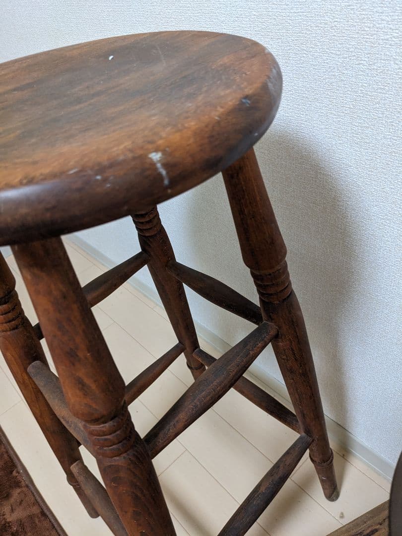 イギリスアンティーク　バーチェア　バースツール