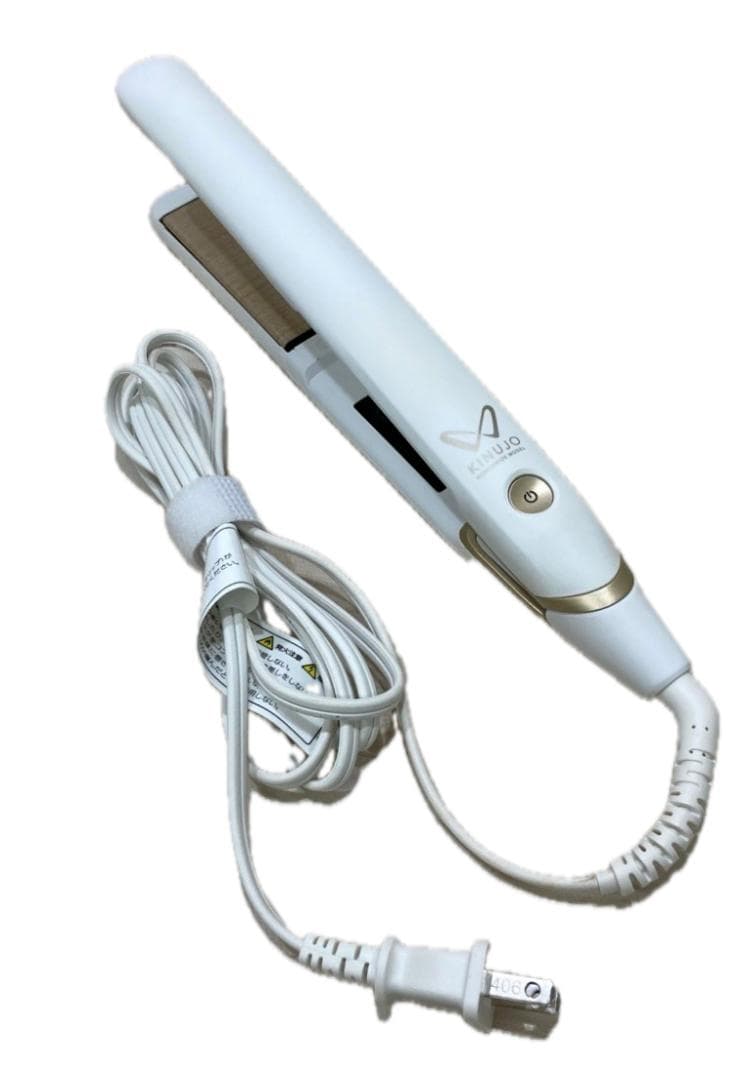 絹女 KINUJO W ストレートヘアアイロン ホワイト DS200 超美品