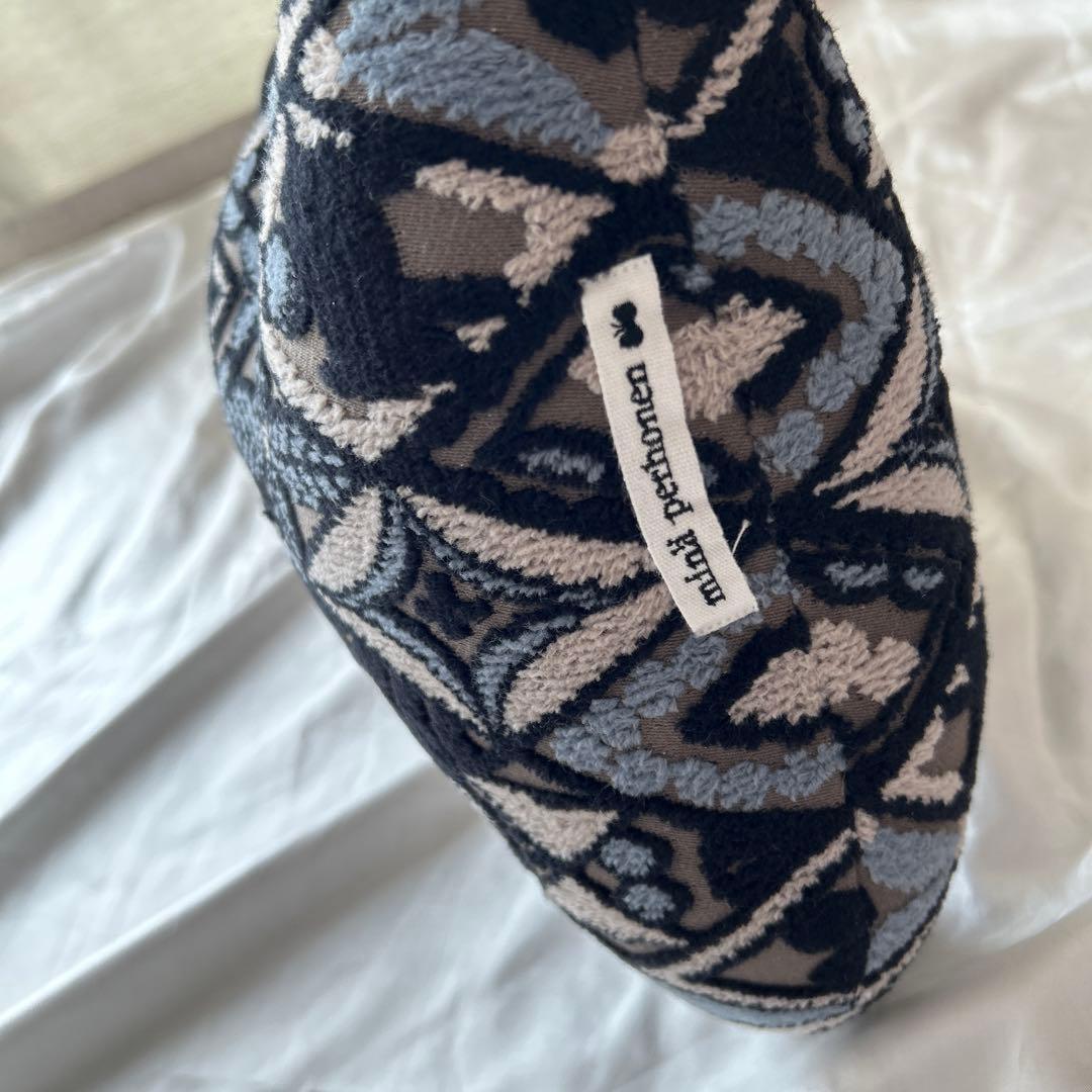 ミナペルホネン うさぎクッション　こうさぎ　symphony ブラック