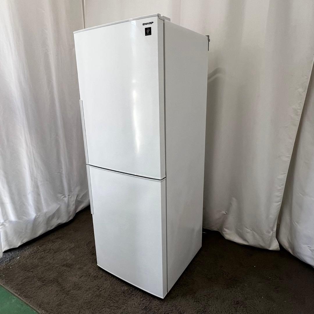 ★127 冷蔵庫　シャープ 大容量　白　安い　中古　同棲　一人暮らし　設置無料
