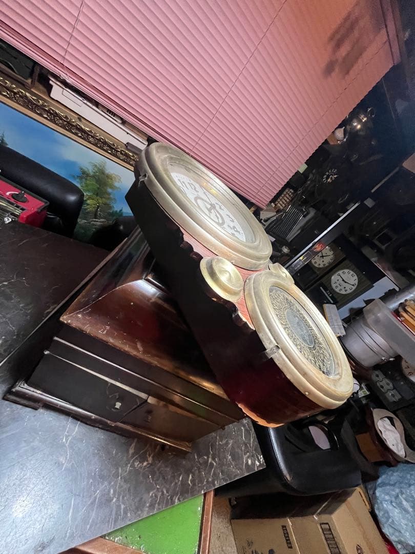 セイコー社ダルマ時計、ダルマゼンマイ時計、四つ丸ダルマ時計、ゼンマイ振り子時計