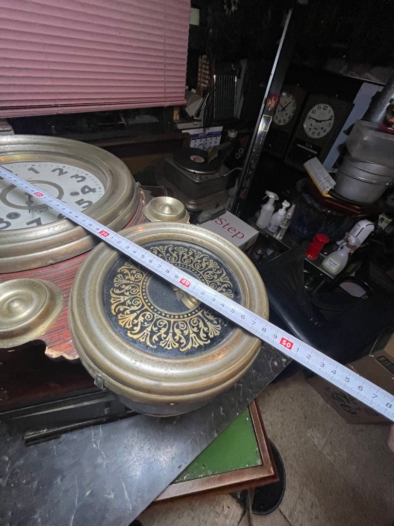 セイコー社ダルマ時計、ダルマゼンマイ時計、四つ丸ダルマ時計、ゼンマイ振り子時計