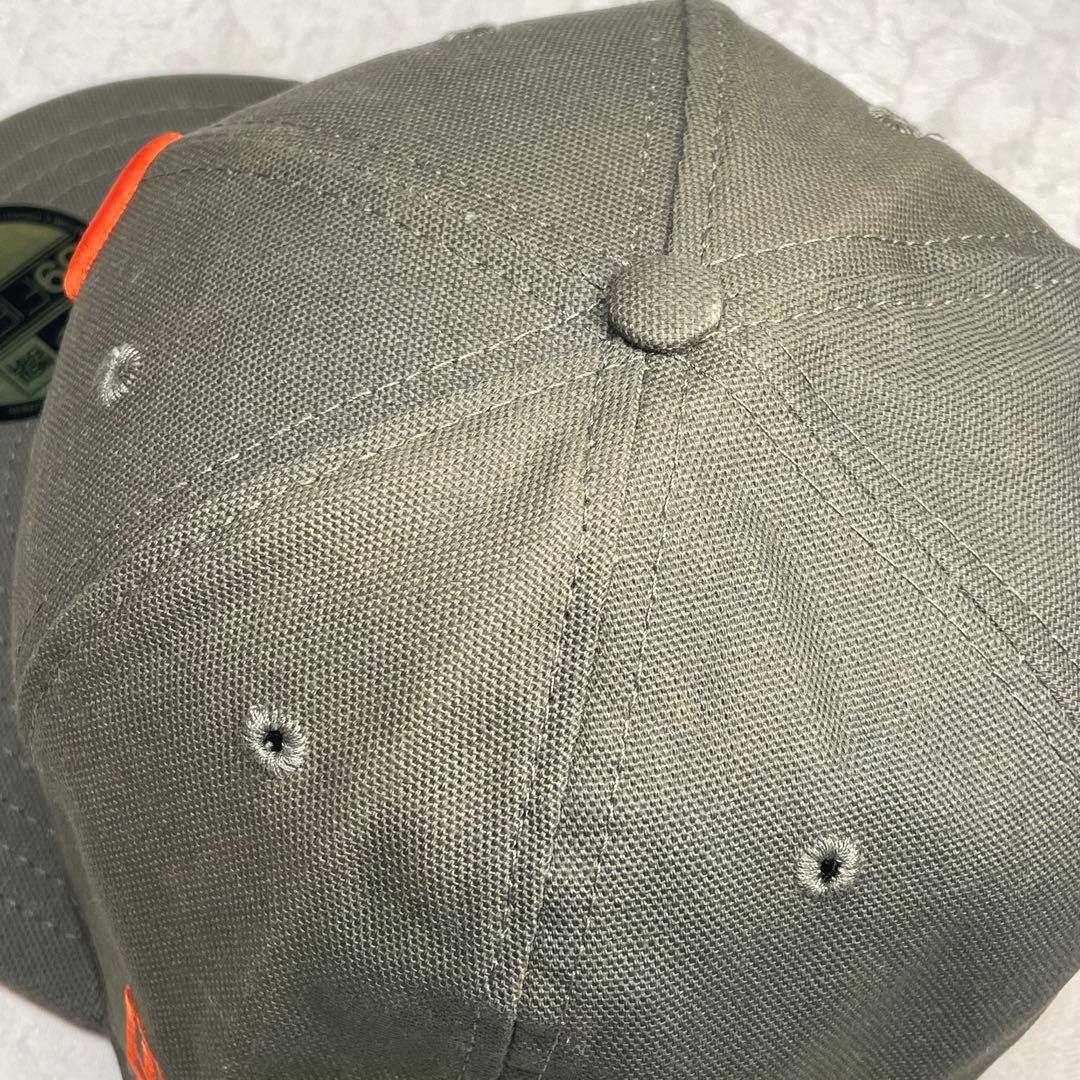 横浜ベイスターズ NEW ERA キャップ 旧ロゴ β ベータ カーキ