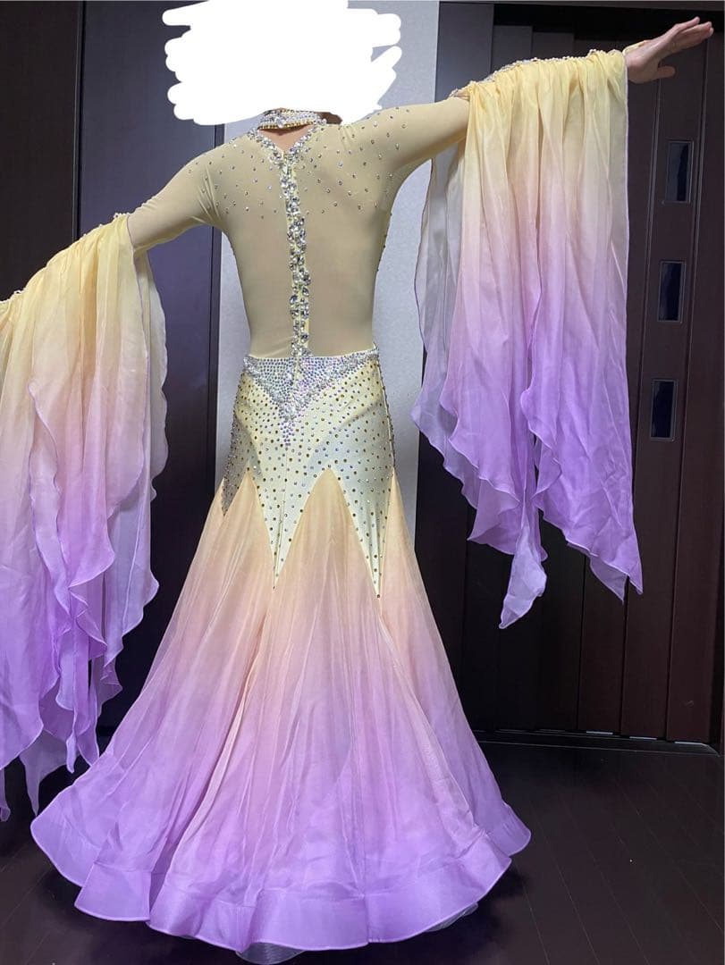 社交ダンスドレス グラデーション