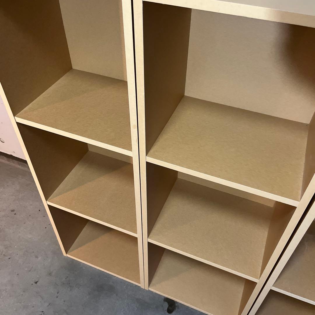 廃盤希少★無印 パルプボードボックス・タテヨコＡ４サイズ・３段 ２個セット