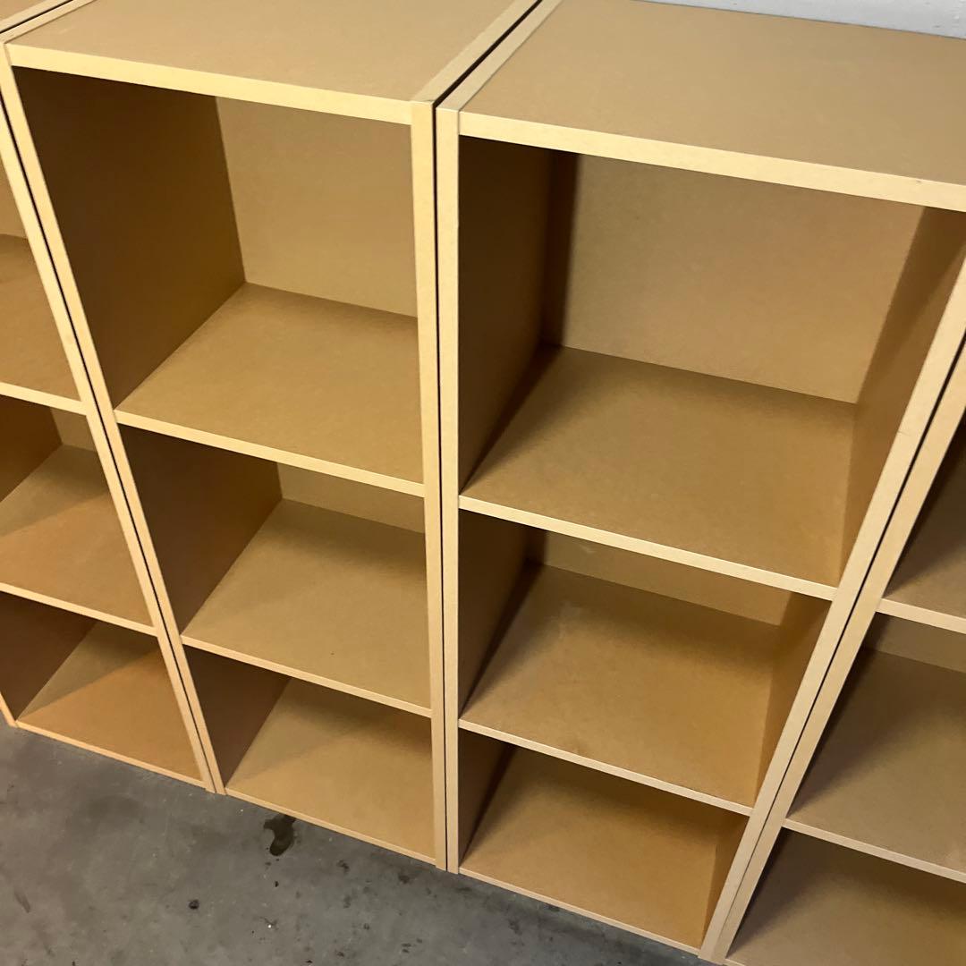 廃盤希少★無印 パルプボードボックス・タテヨコＡ４サイズ・３段 ２個セット