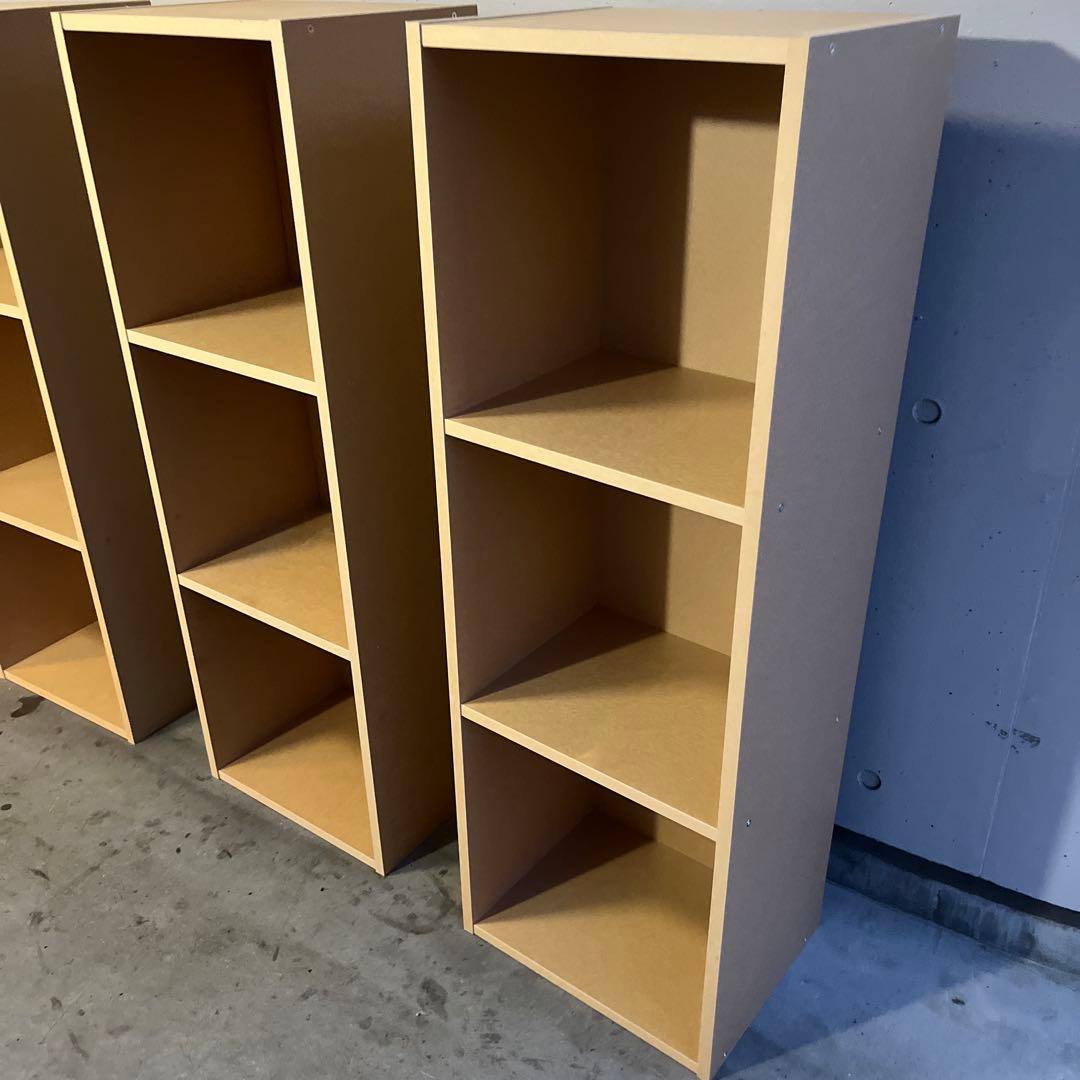 廃盤希少★無印 パルプボードボックス・タテヨコＡ４サイズ・３段 ２個セット