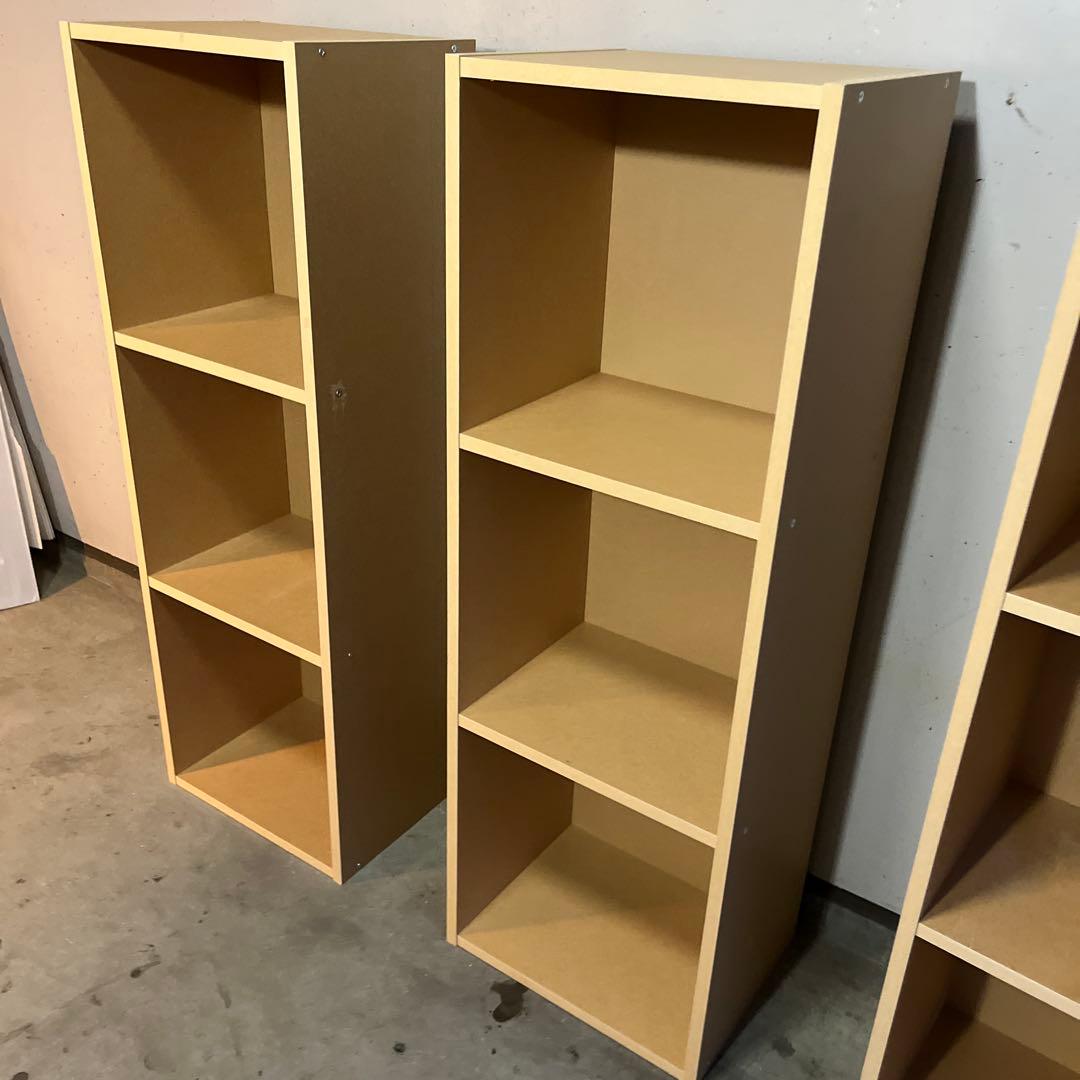 廃盤希少★無印 パルプボードボックス・タテヨコＡ４サイズ・３段 ２個セット