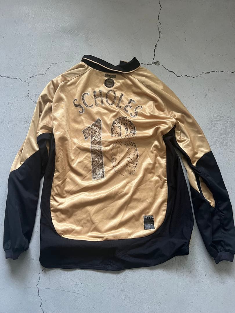 正規品 01/02 マンチェスターユナイテッド away/3rd スコールズ