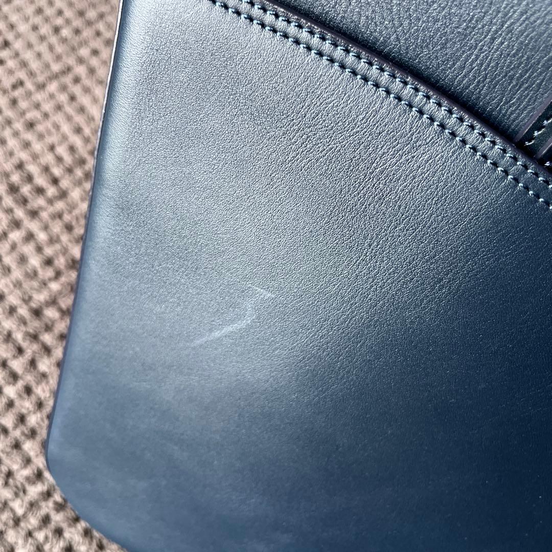 ソメスサドル ブリーフケース ネイビー