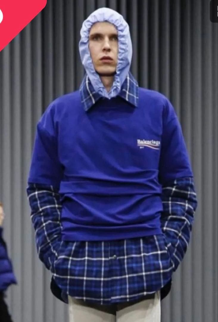 バレンシアガ元ネタ　バーニー・サンダース選挙キャンペーンスウェット ブラックXL