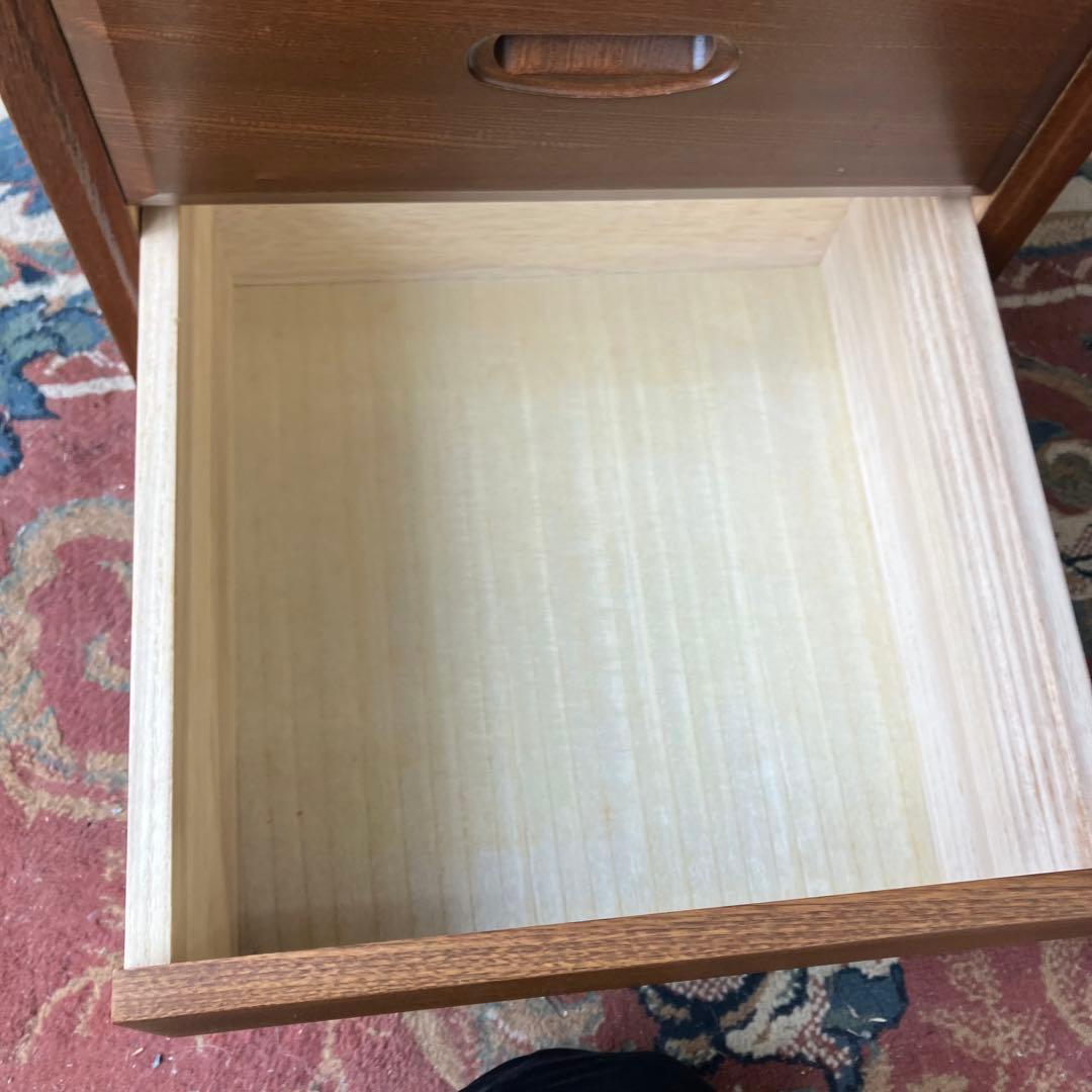 昭和レトロ 喜多製作所 古家具 木製チェスト 4段 箪笥 タンス ヴィンテージ