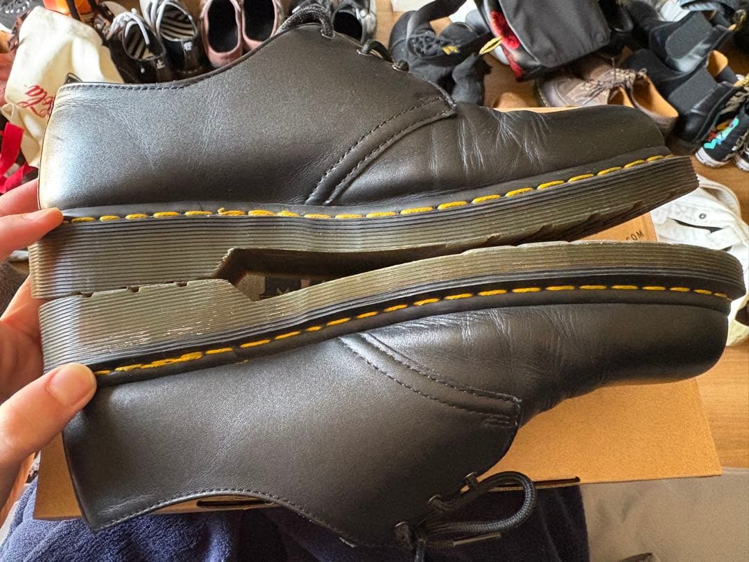 Dr. Martens 1461 3ホール ブラック NAPPAレザー EU43